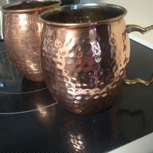 Set of two Moscow mule mugs